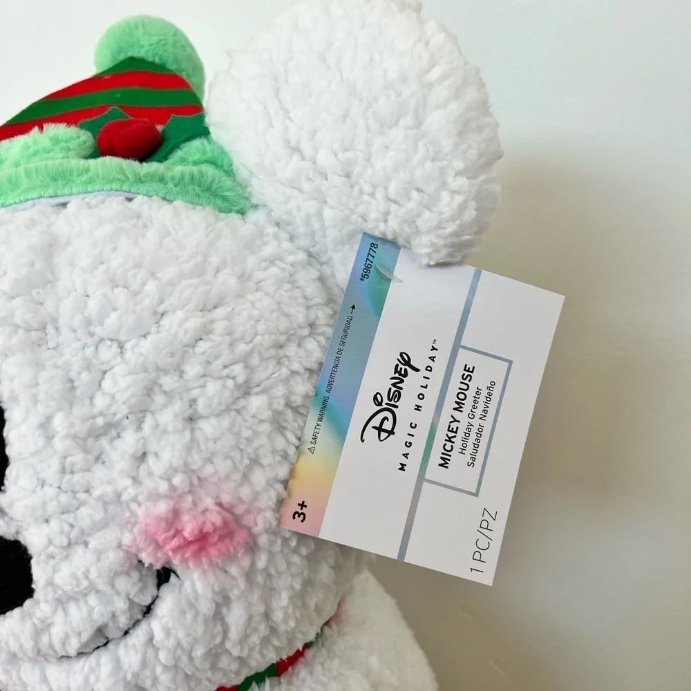 Mickey Snowman Holiday Greeter NWT - Picture 3 of 5